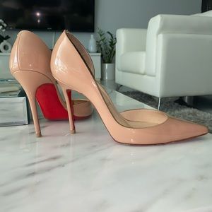 RED BOTTOMS : size 36 : Iriza Tan Pumps : Christian Louboutin